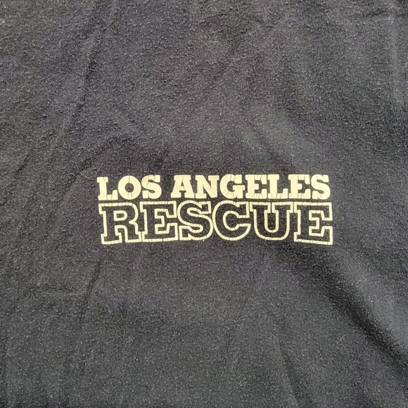 The Rock Los Angeles Search & Rescue San Andreas 2015 Movie Promo T-shirt Large - Picture 2 of 8